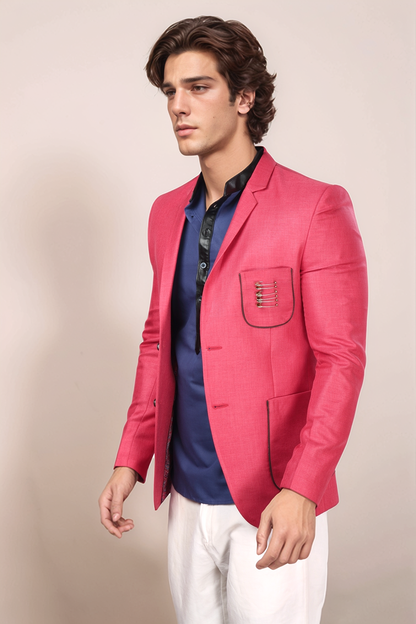 Red Jute Blazer