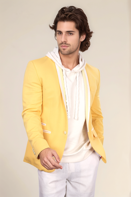 Yellow Men's Blazer