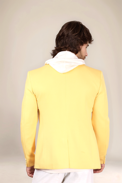 Yellow Men's Blazer