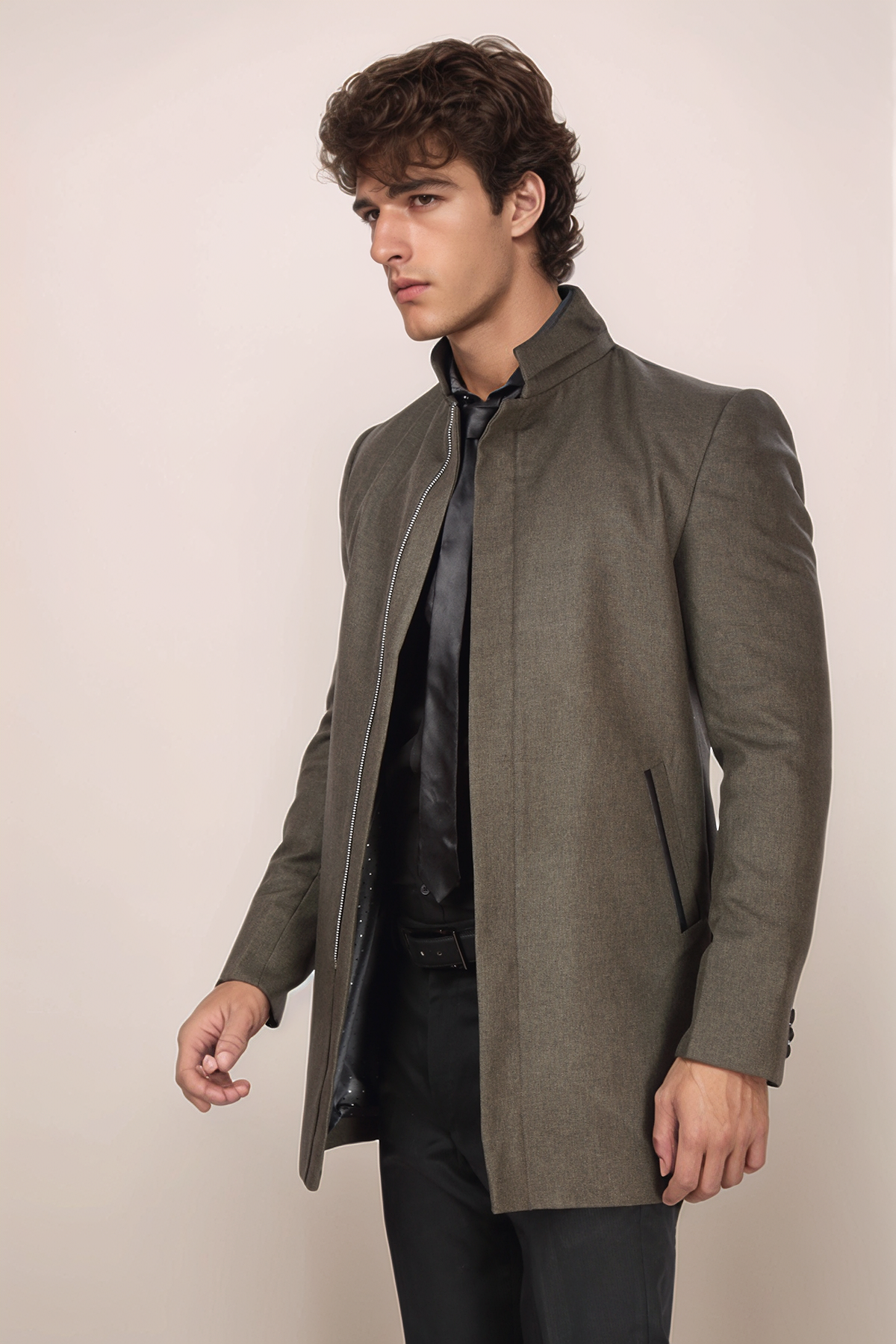 Brown Long Blazer