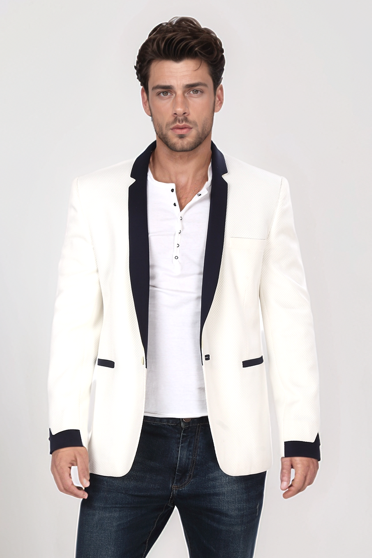 White Single Breasted Blazer