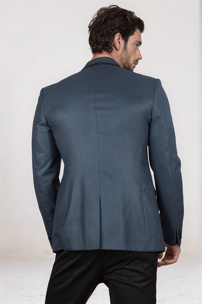 Greyish Blue Blazer