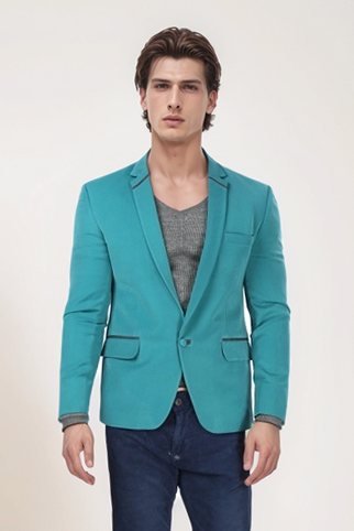 Teal Blue Blazer