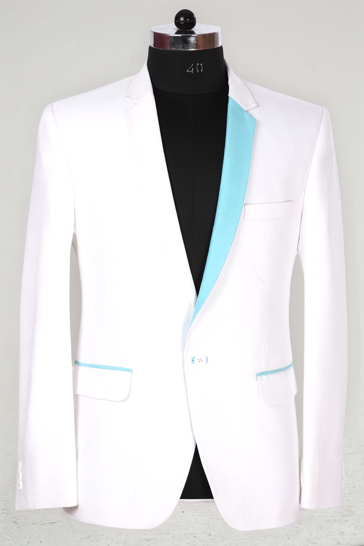 White Casual Blazer