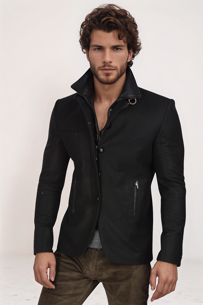 Black Casual Blazer