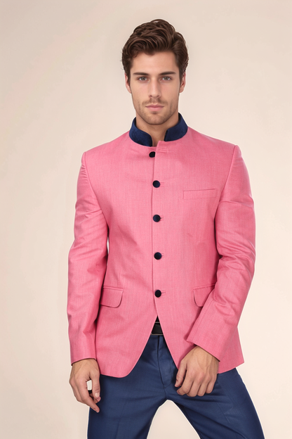 Pink Jodhpuri Blazer