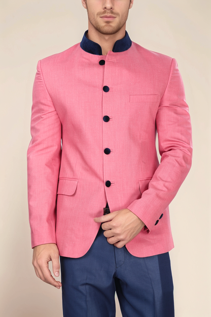 Pink Jodhpuri Blazer