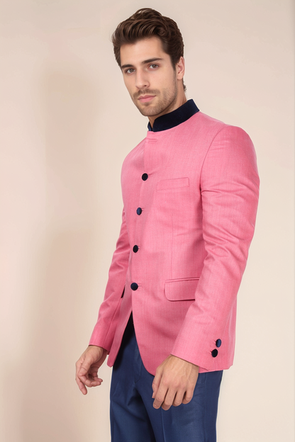 Pink Jodhpuri Blazer