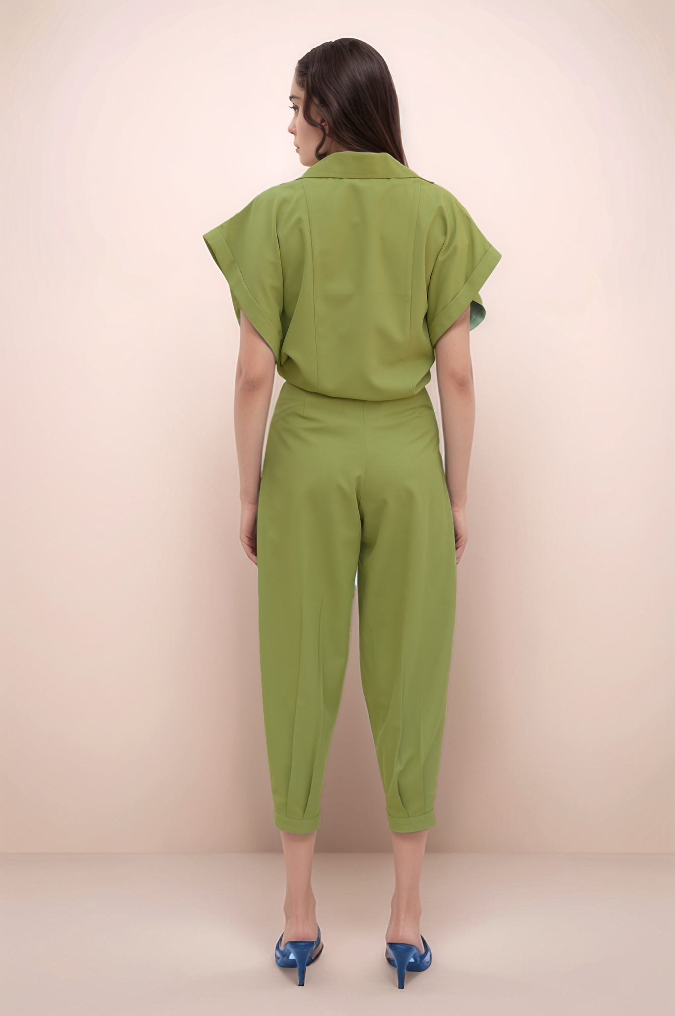 Sage Green Cropped Pant