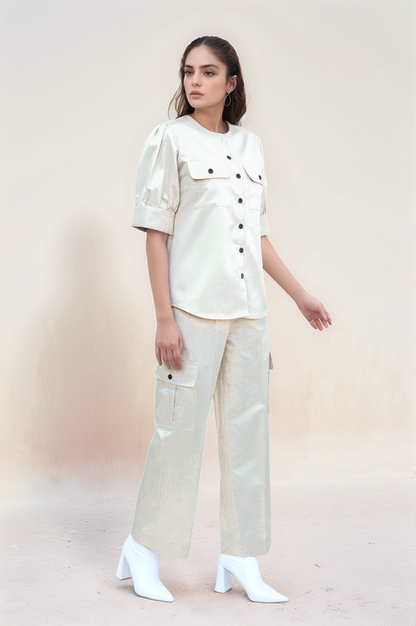 Beige Safari Co-ord Suit
