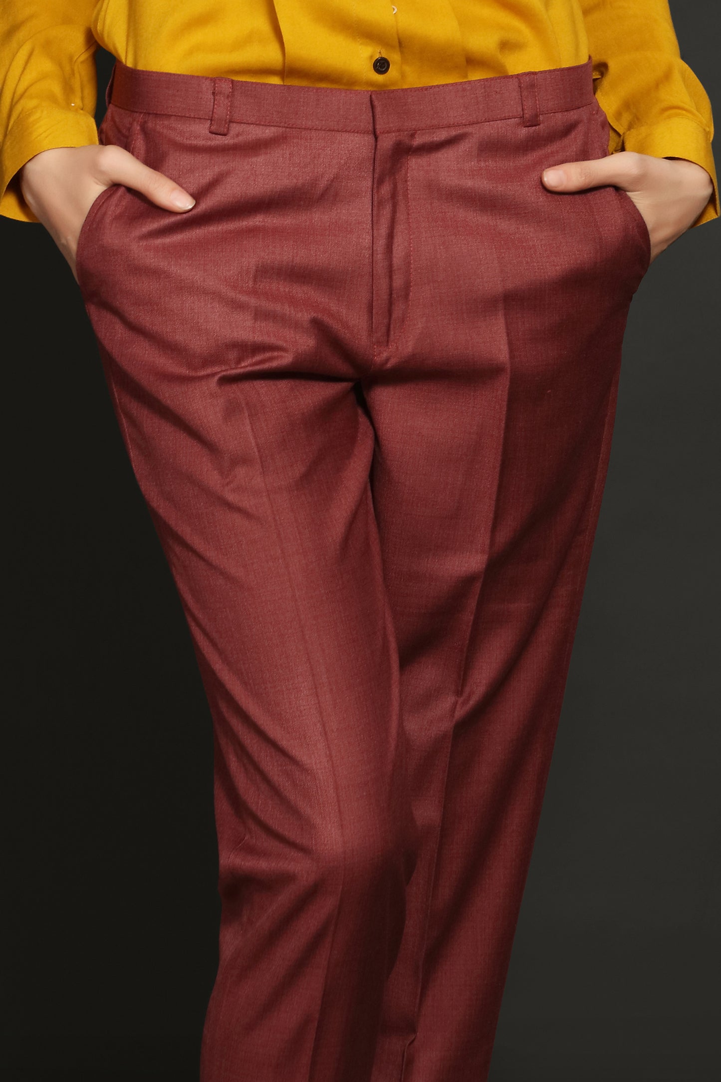 Brick Red Formal Trouser