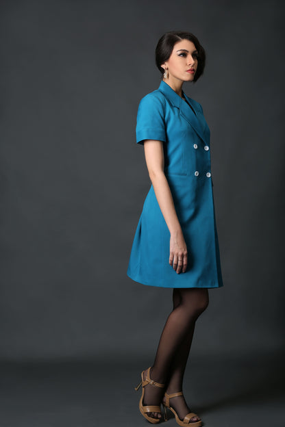 Blue Dress Coat