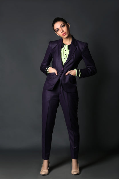 Deep Purple Formal Blazer