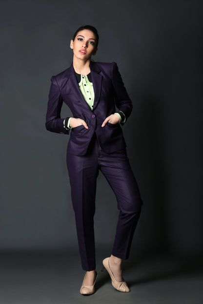 Deep Purple Formal Blazer