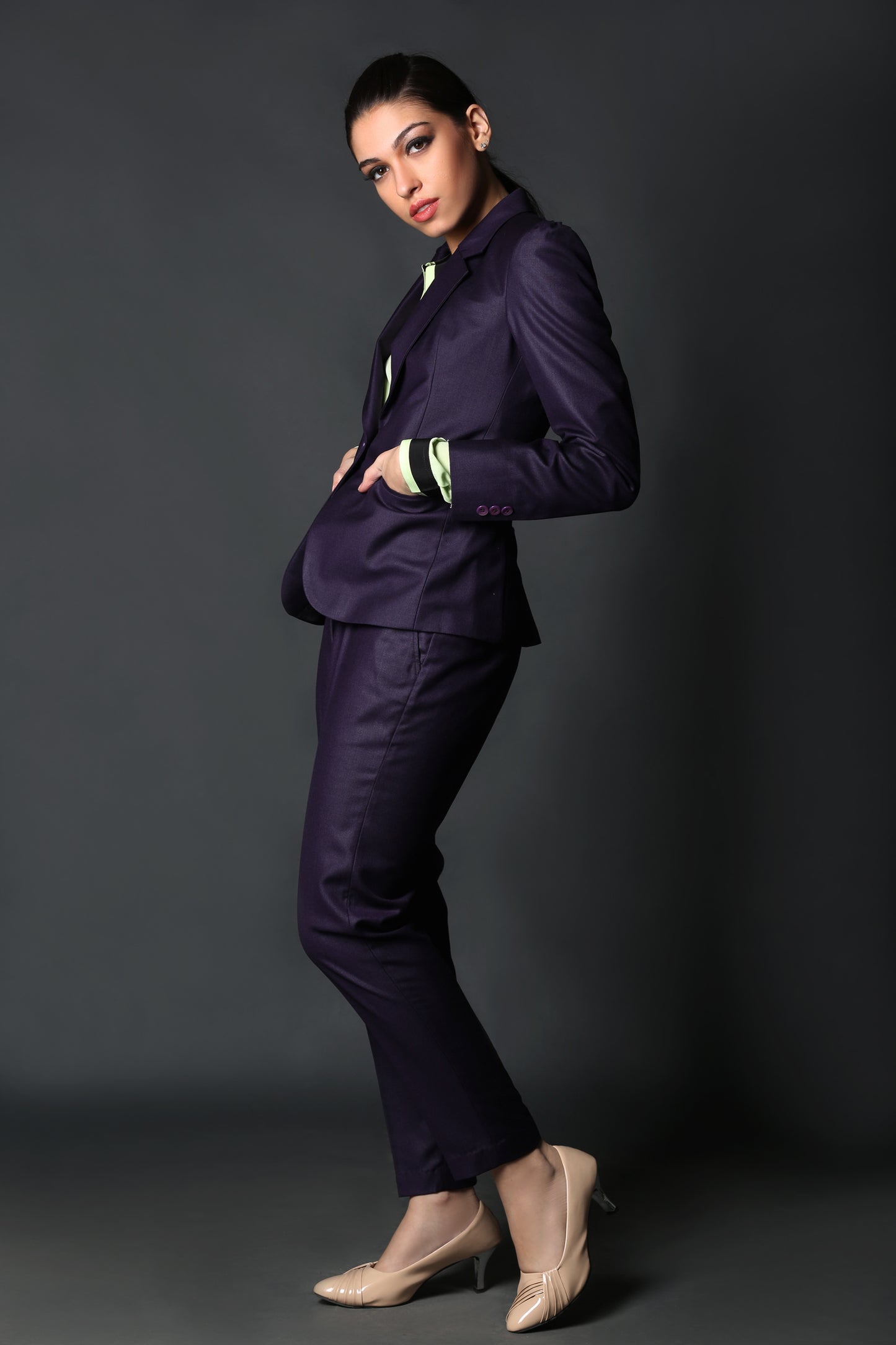 Deep Purple Formal Blazer