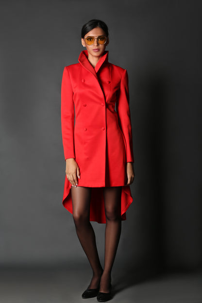 Red Dress Coat