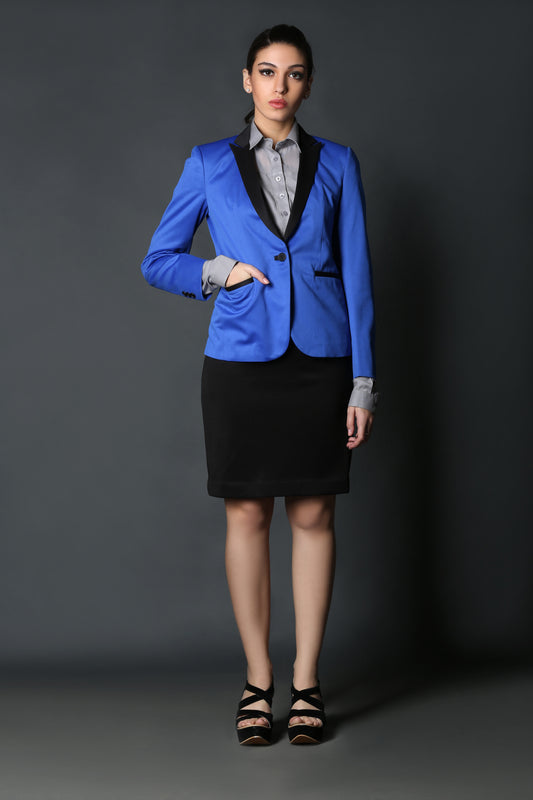 Blue Tuxedo Coat