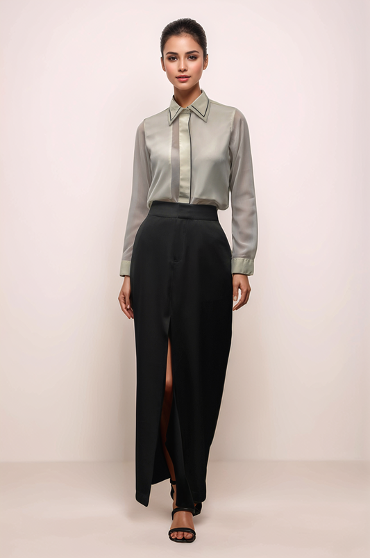 Full Length Black Skirt