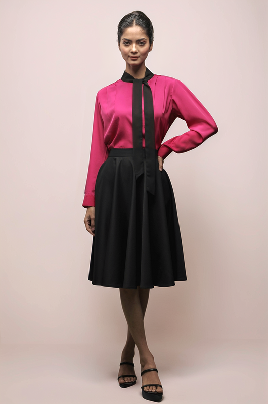 Black Umbrella Skirt