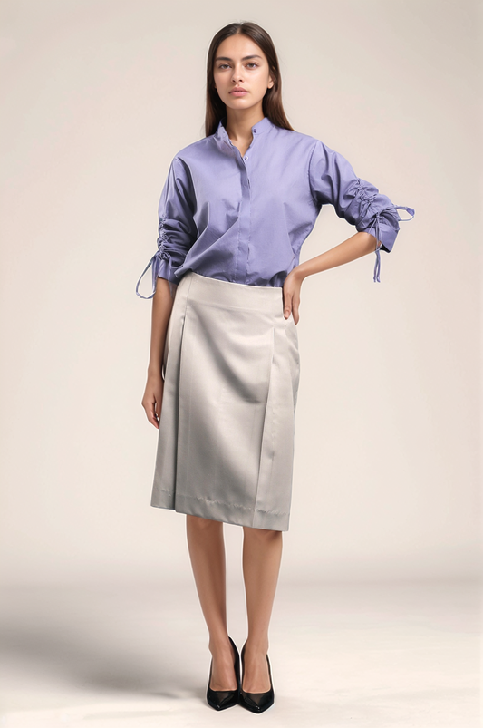 Lavender Cotton Shirt