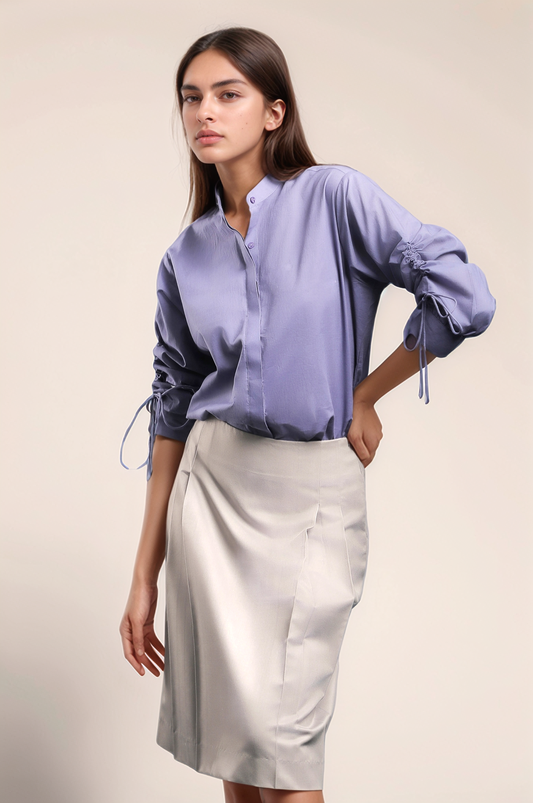 Lavender Cotton Shirt