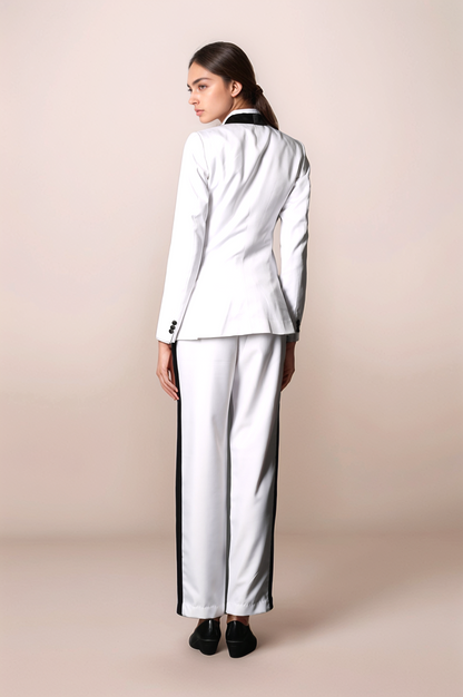 White Tuxedo Blazer