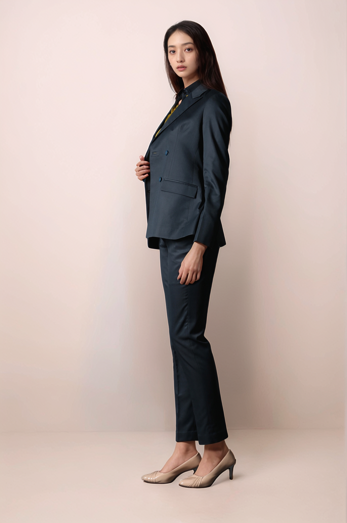 Deep Green Double Breasted Blazer Olive Green Formal Trouser