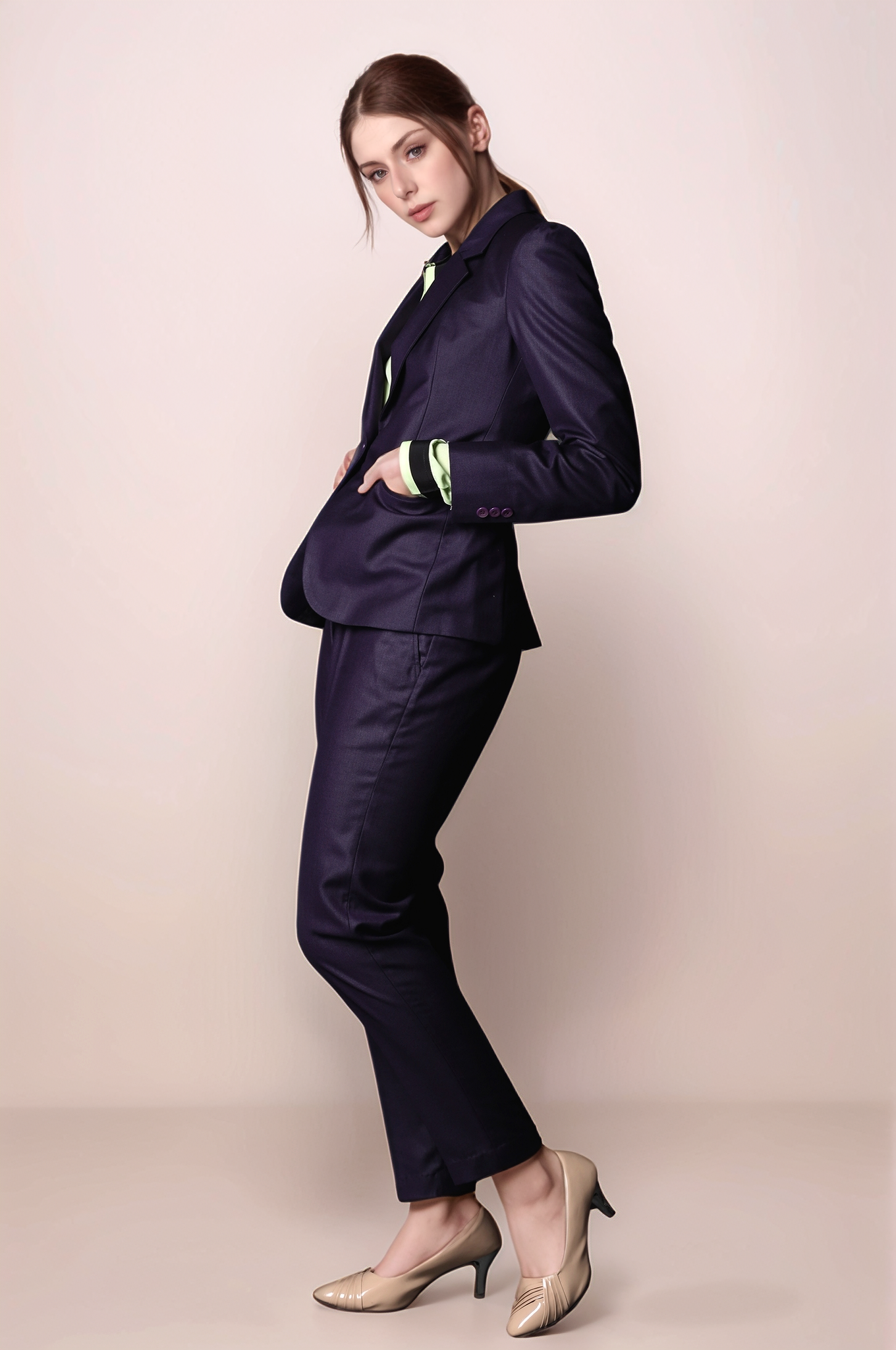 Deep Purple Formal Blazer