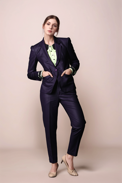 Deep Purple Formal Blazer