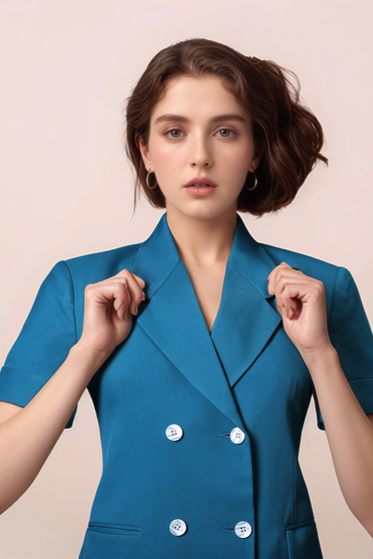 Blue Dress Coat