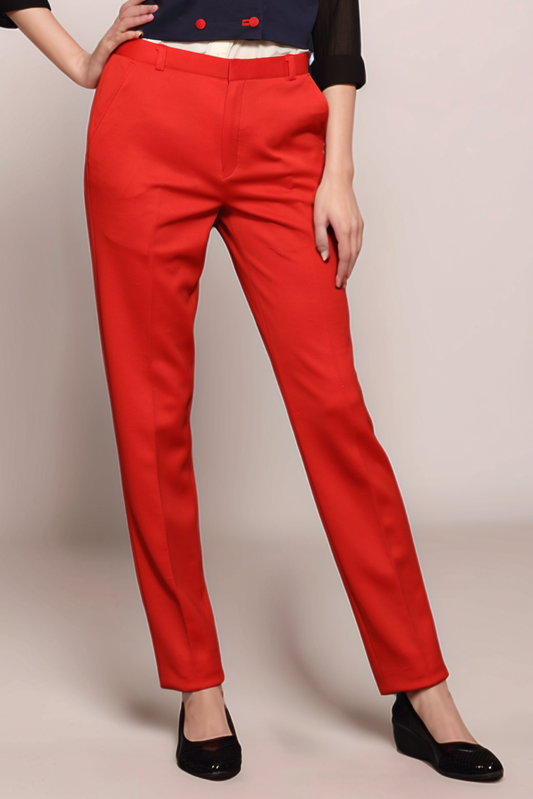 Red Formal Trouser