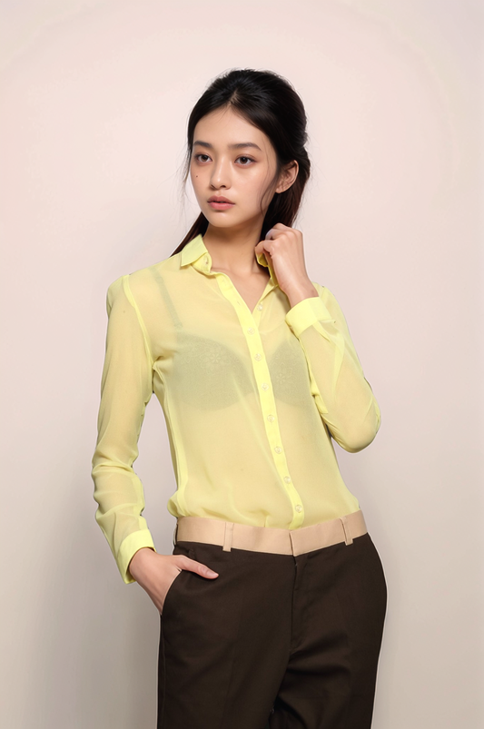 Pale Yellow Shirt