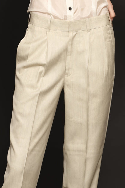 Ivory Baggy Trouser - Dheeraj Sharma