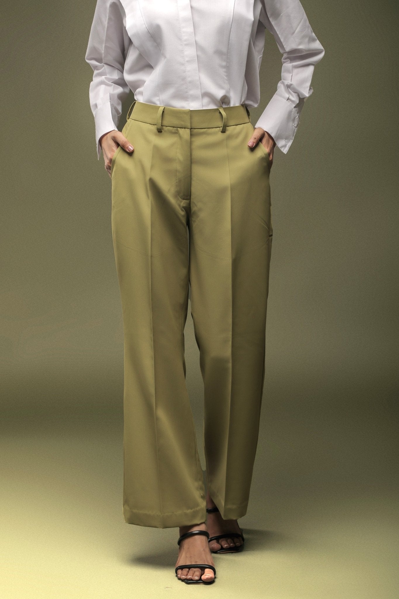 Light Green Parallel Trouser