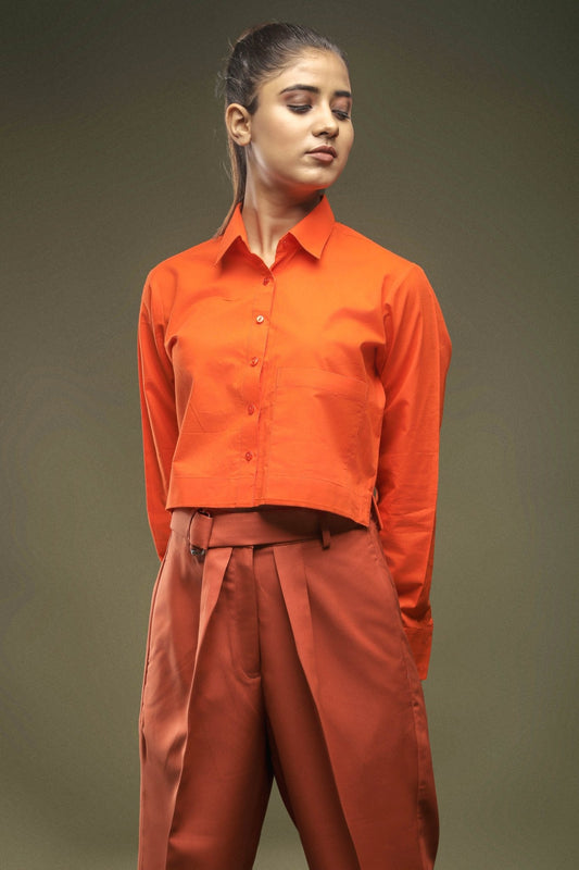 Orange Crop Shirt - Dheeraj Sharma