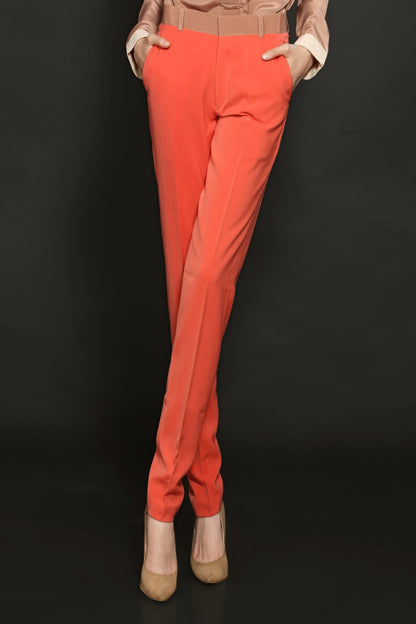 Peach Formal Trouser - Dheeraj Sharma