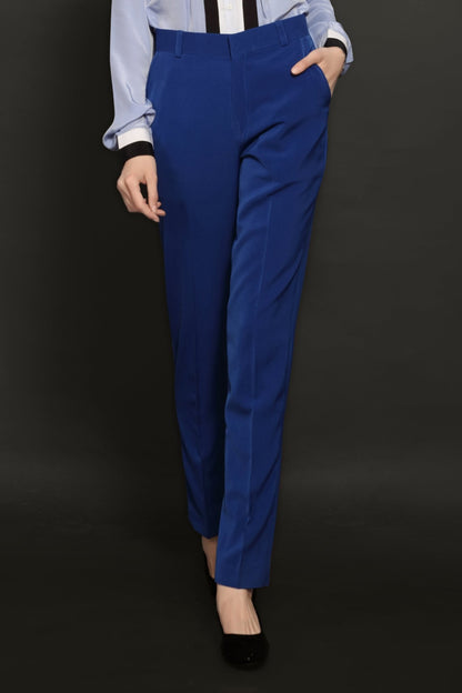 Royal Blue Trouser - Dheeraj Sharma